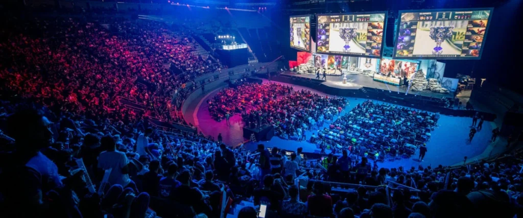 Eveneto eSports con público en un estadio